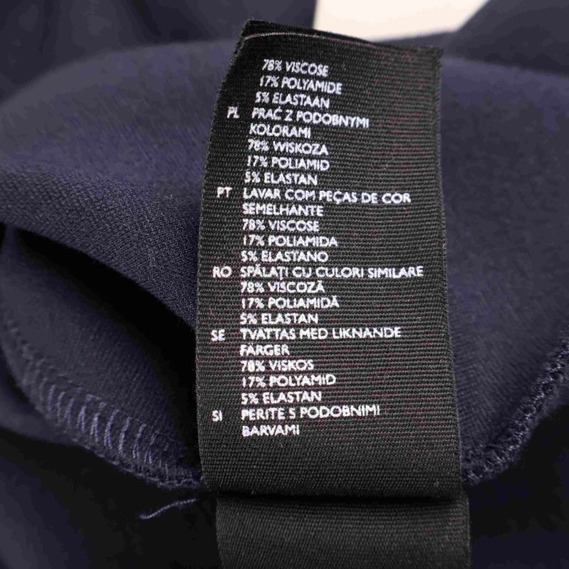 Material- och tvättetikett