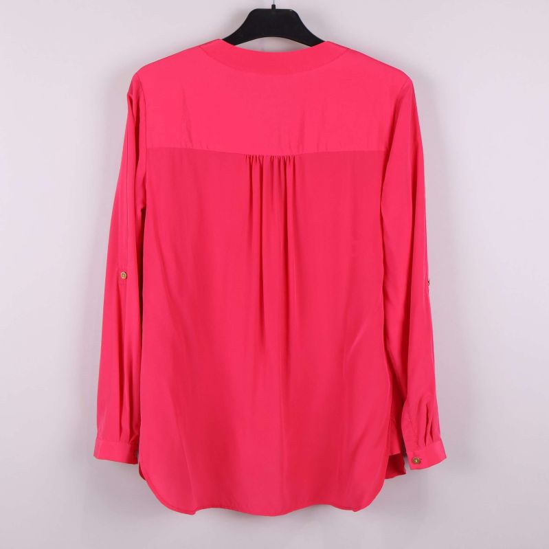 Sidenstruktur cerise