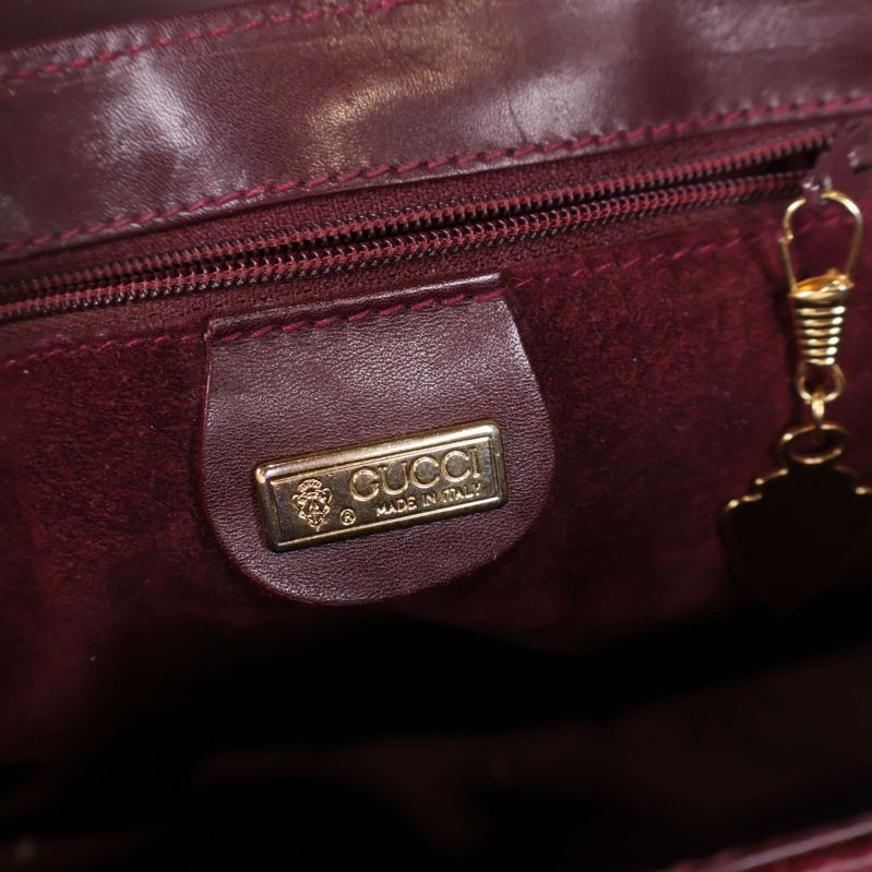 Närbild på Gucci - Märkning