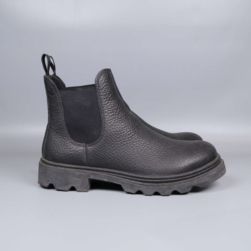 Chelsea-boots svarta från höger sida