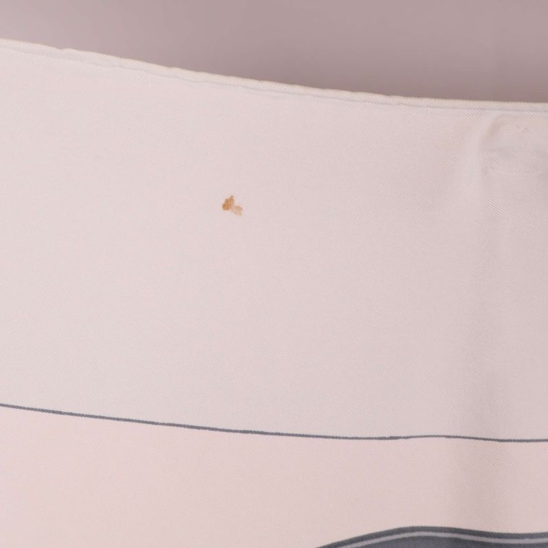 Liten brun fläck synlig på kanten av scarfen