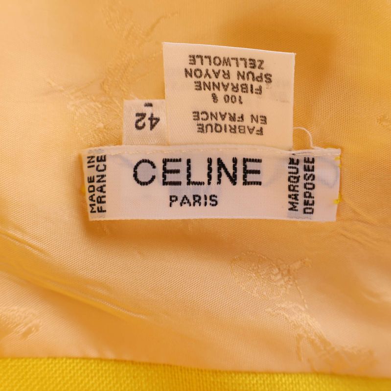 Céline etikett och storlekslapp i kjolens innertyg