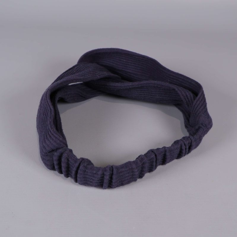Hårband med elastisk bakdel och ribbad struktur