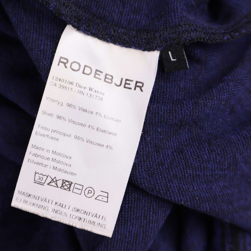 Materiallapp med information om tyg och tvättråd