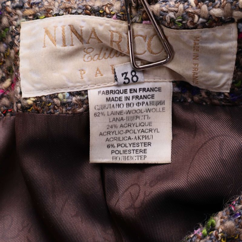 Ytterligare närbild på insida med materialetikett