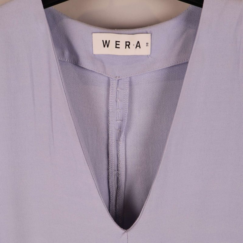 Närbild på v-ringning och etikett från WERA