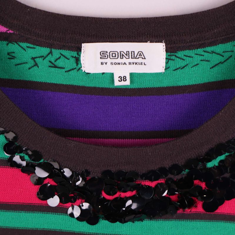 Närbild på etikett som visar Sonia by Sonia Rykiel storlek 38