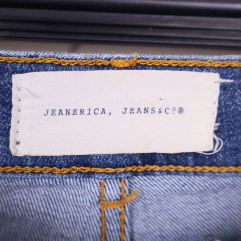 Jeanerica etikett invändigt i linningen