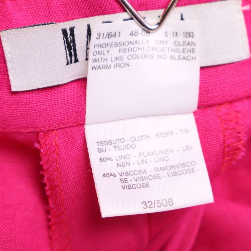 Materiallapp visar linne och viskos