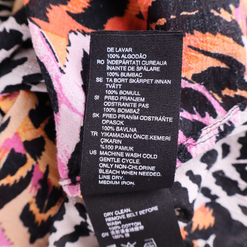 Materialkomposition visar 100% bomull