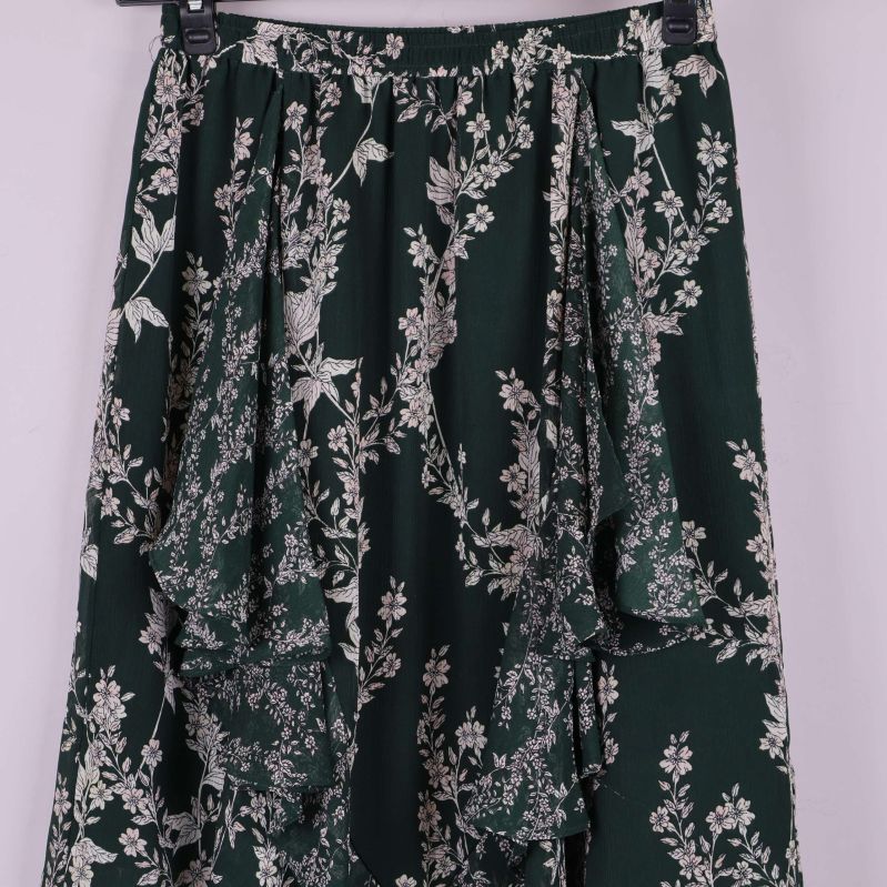 Smockad midja och tygstruktur