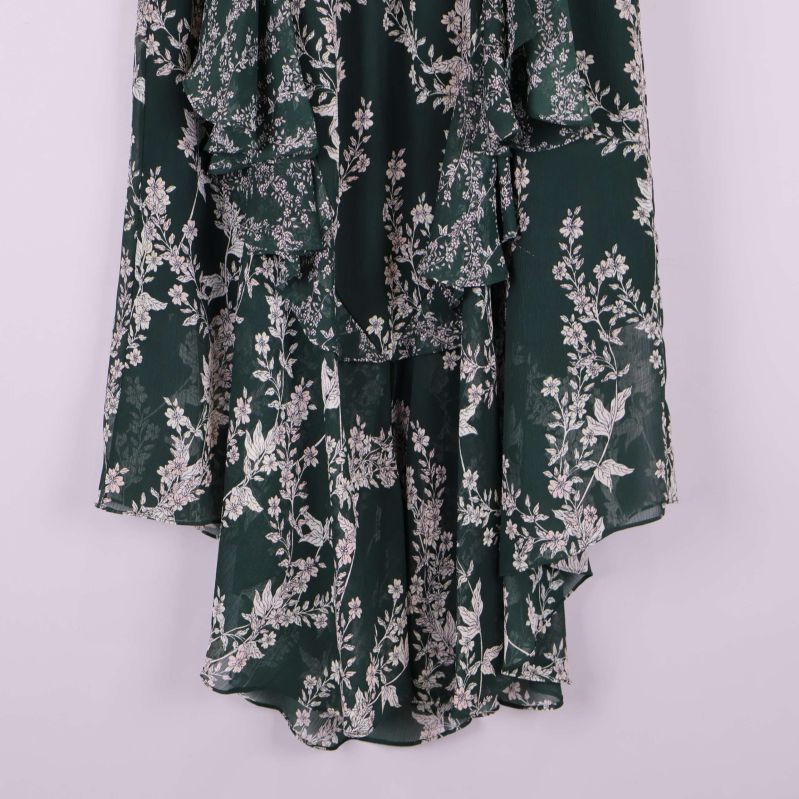 Närbild volang och mönster