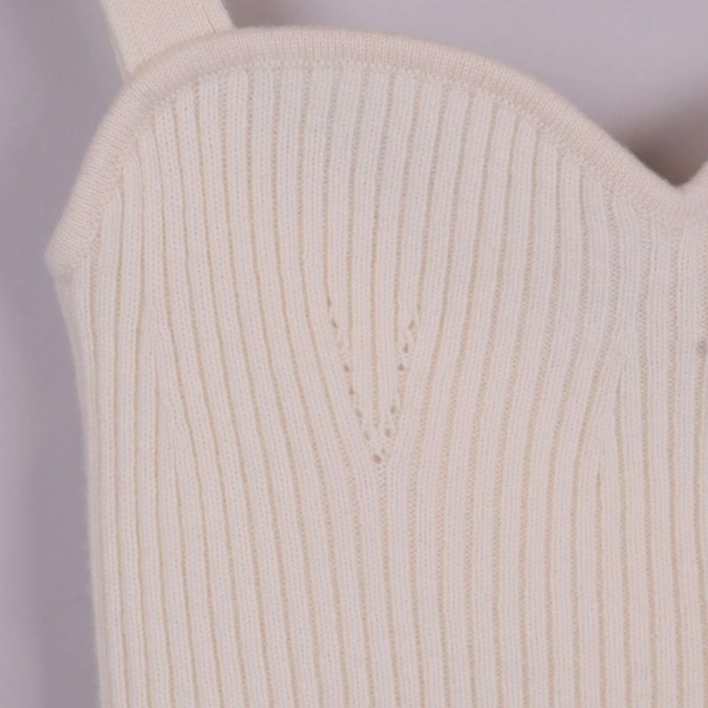 Detaljerad bild av kupformen och stickningen