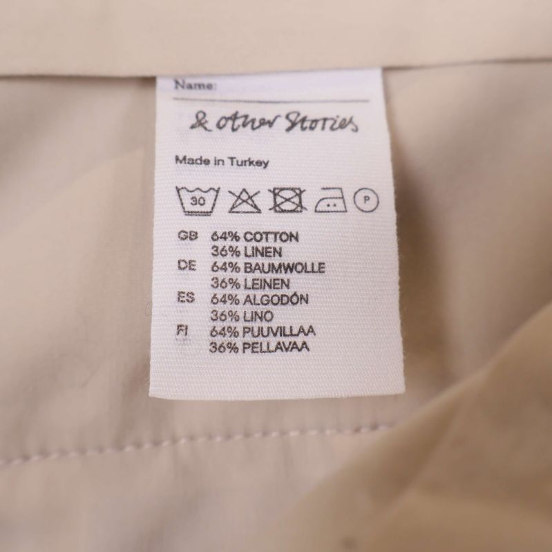 Materiallapp med information på flera språk