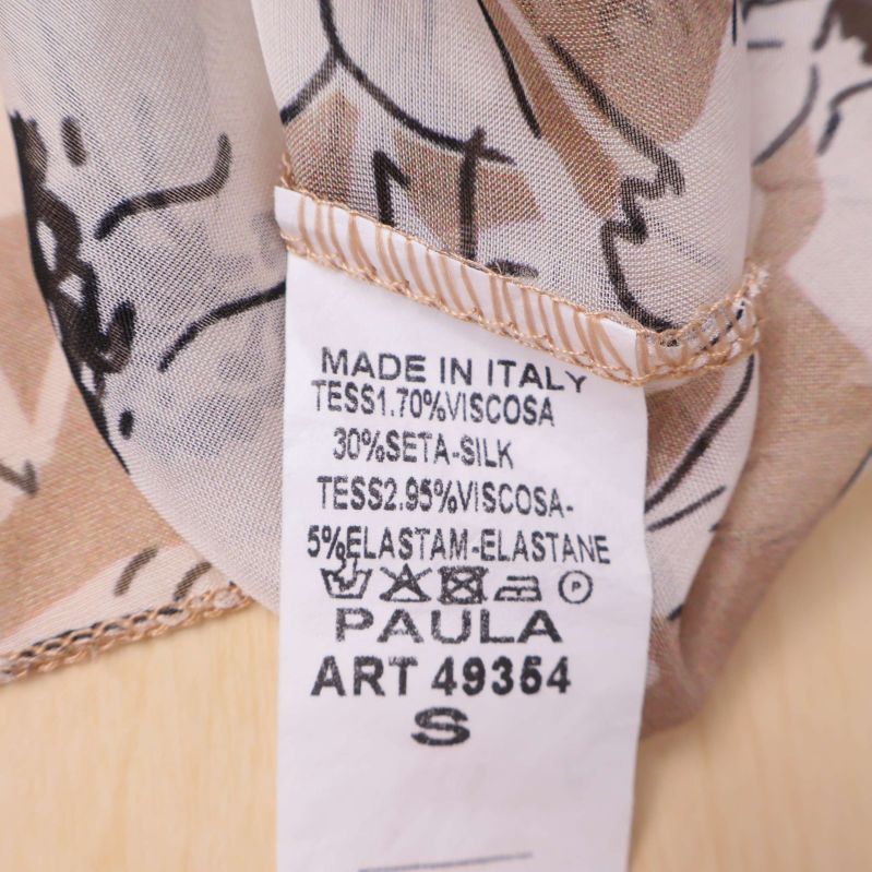 Materiallapp med information om viskos och silke