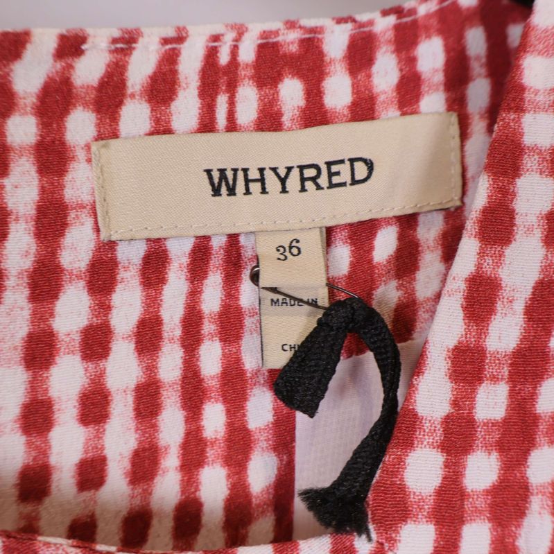 Varumärke Whyred och storleksmärkning
