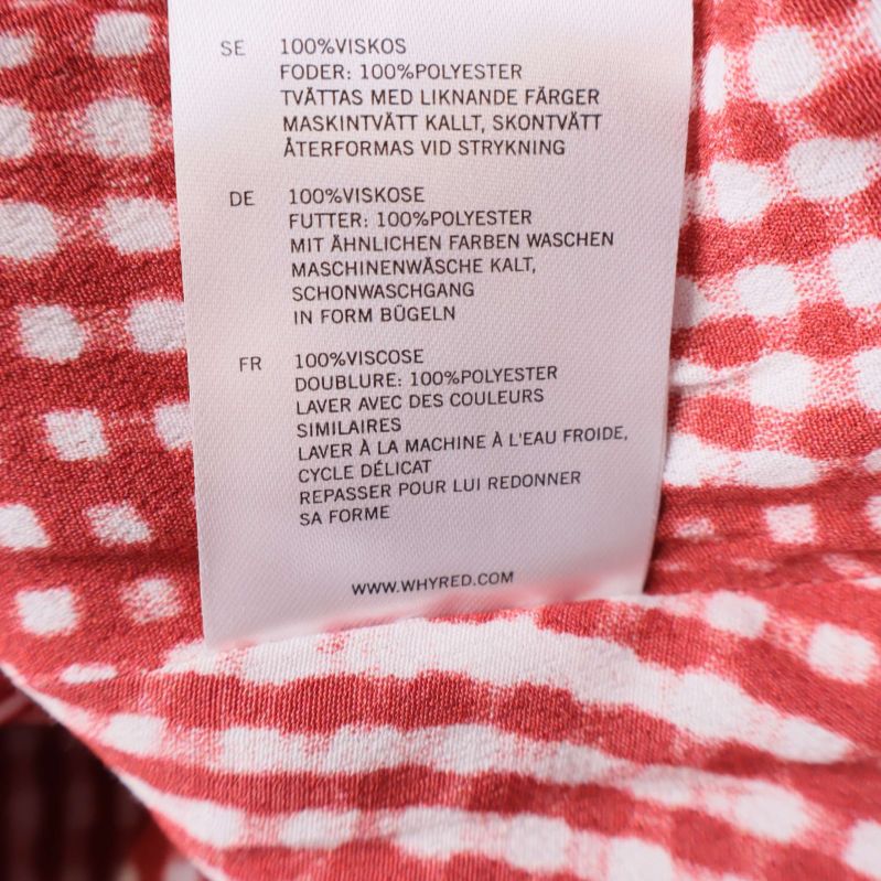 Materialinformation för klänning