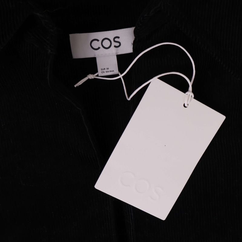 COS-märke och produktetikett