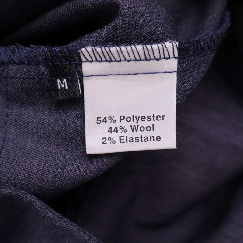 Materiallapp med materialfördelning i byxorna