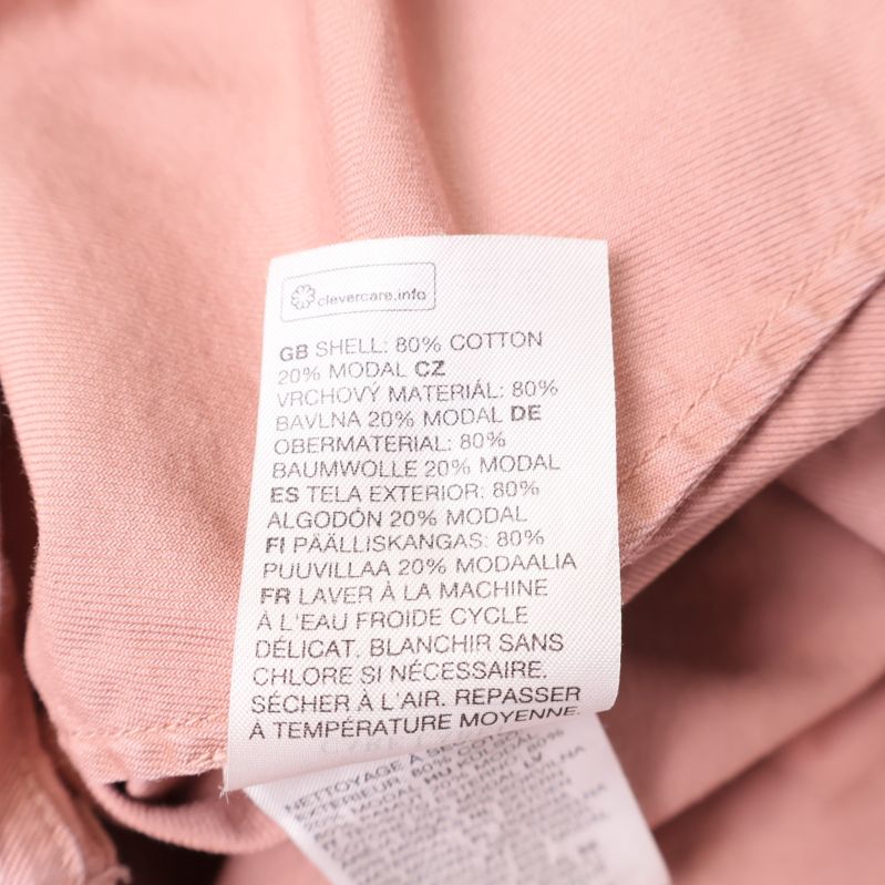Materiallapp med information om bomull och modal