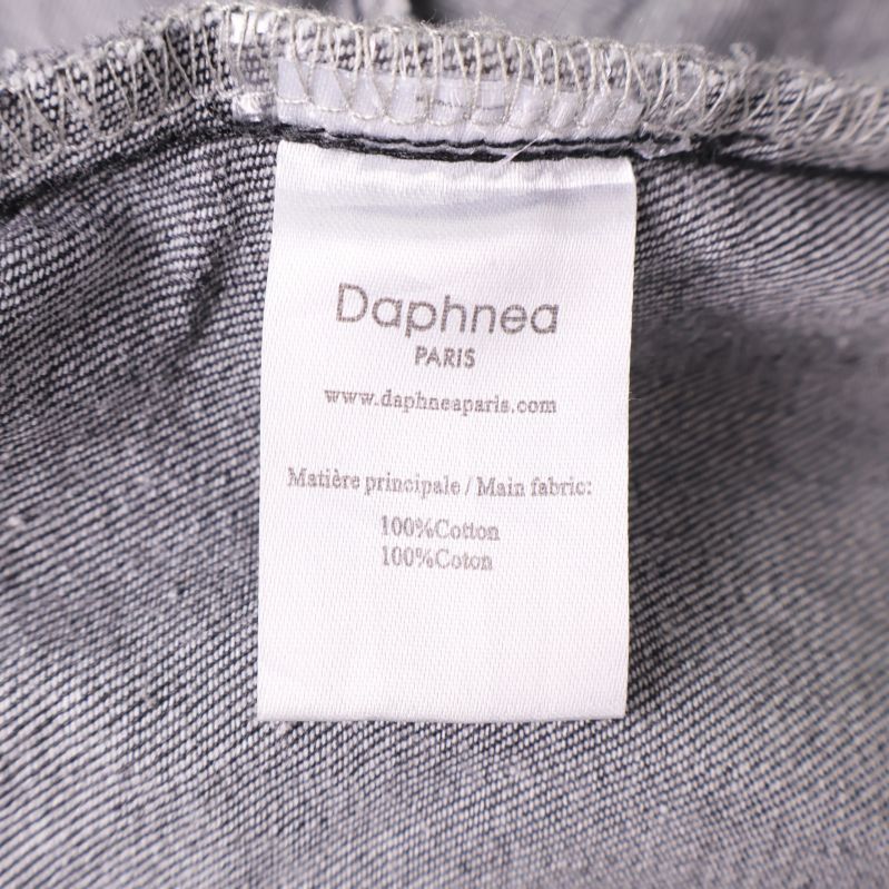 Materiallapp med text 100% Cotton