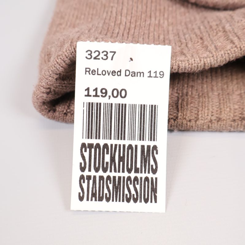 Prislapp märkning Stockholms Stadsmission 119 kr